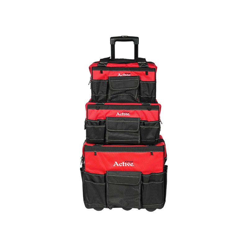 3-Piece Professional Electrician-Grade Roller Tool Bag 3-Piece Professional Electrician-Grade Roller Tool Bag