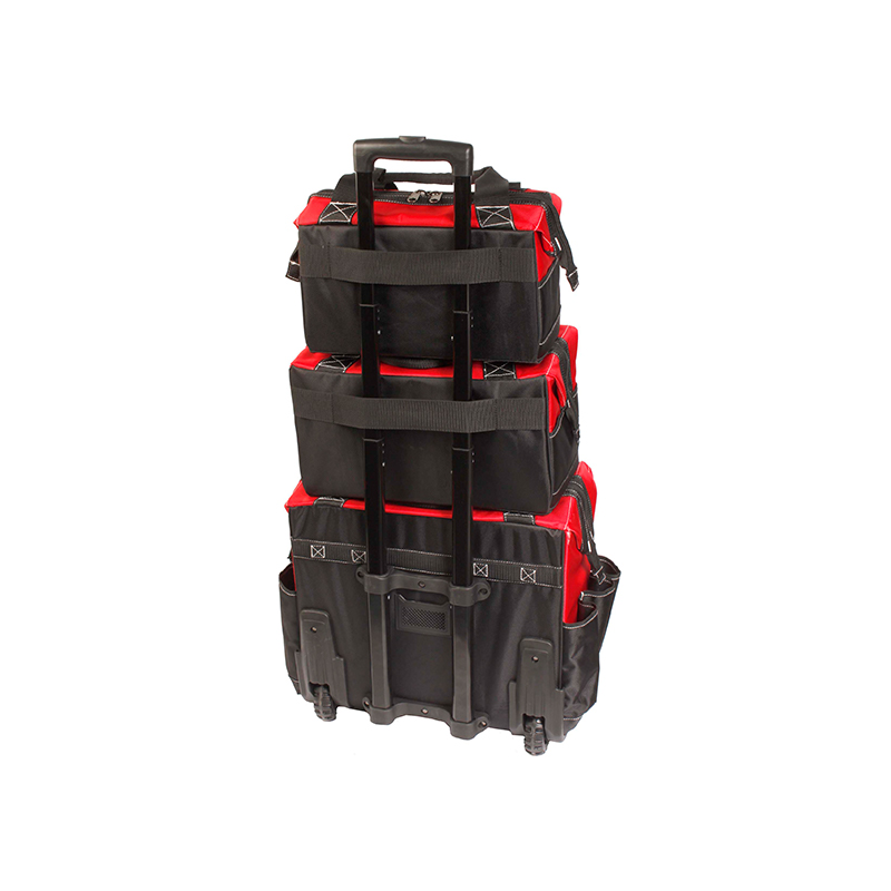 3-Piece Professional Electrician-Grade Roller Tool Bag 3-Piece Professional Electrician-Grade Roller Tool Bag