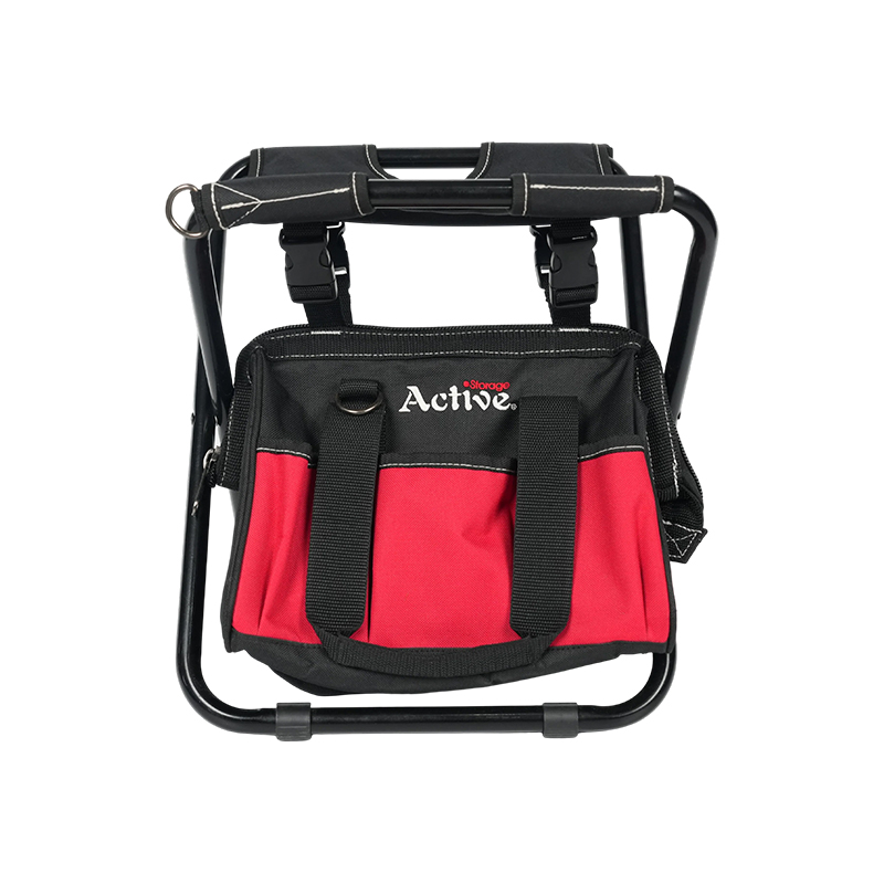 Foldable Tool Bag with Seat Detachable Storage Tote Bag Foldable Tool Bag with Seat Detachable Storage Tote Bag