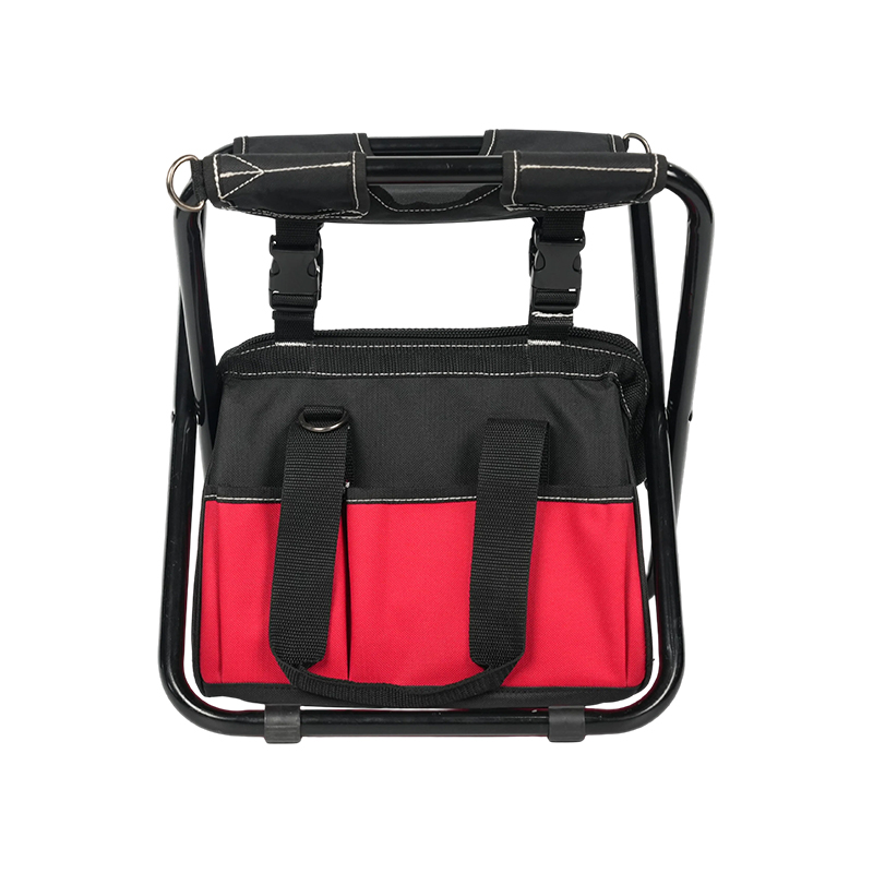 Foldable Tool Bag with Seat Detachable Storage Tote Bag Foldable Tool Bag with Seat Detachable Storage Tote Bag
