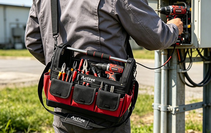 Tool Bag With Tubular Handle